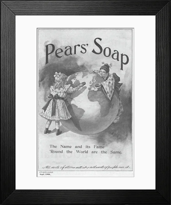 Framed Print : Pears Soap Framed Print : Pears Soap