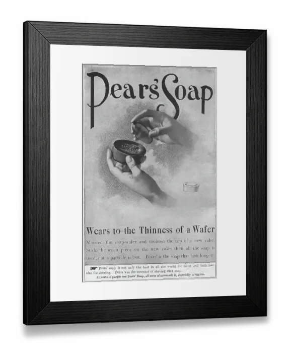 Framed Print : Pears Soap Framed Print : Pears Soap