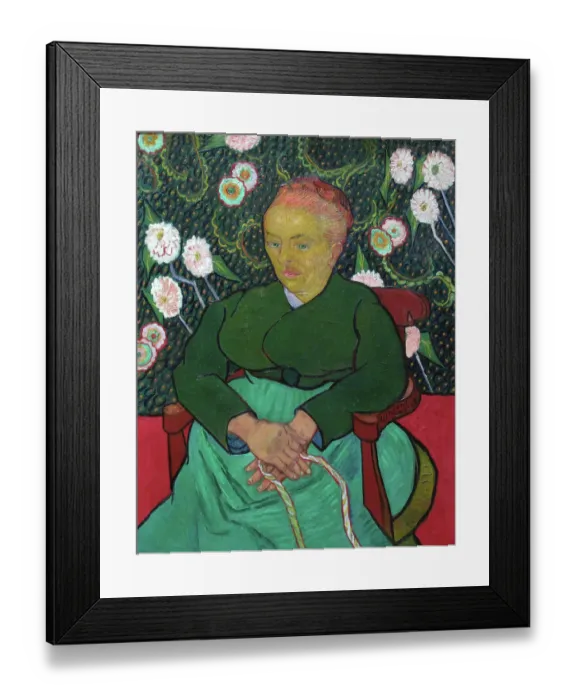 Framed Print : La Berceuse By Vincent Van Gogh At The Met Framed Print : La Berceuse By Vincent Van Gogh At The Met