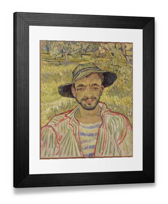 Framed Print : The Gardener, by Vincent Van Gogh, 1889, 19th Century, cm 61 x 50 Framed Print : The Gardener, by Vincent Van Gogh, 1889, 19th Century, cm 61 x 50