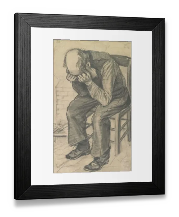 Framed Print : Worn Out. Worn out, 1882. Found in the collection of the Van Gogh Museum, Amsterdam Framed Print : Worn Out. Worn out, 1882. Found in the collection of the Van Gogh Museum, Amsterdam