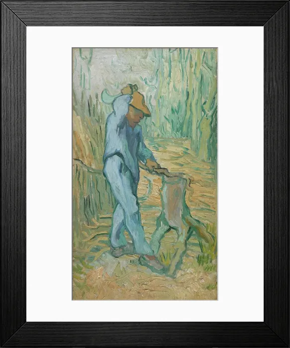 Framed Print : The Woodcutter (After Millet)