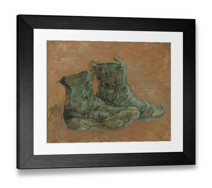 Framed Print : Shoes, 1887. Found in the collection of the Van Gogh Museum, Amsterdam Framed Print : Shoes, 1887. Found in the collection of the Van Gogh Museum, Amsterdam