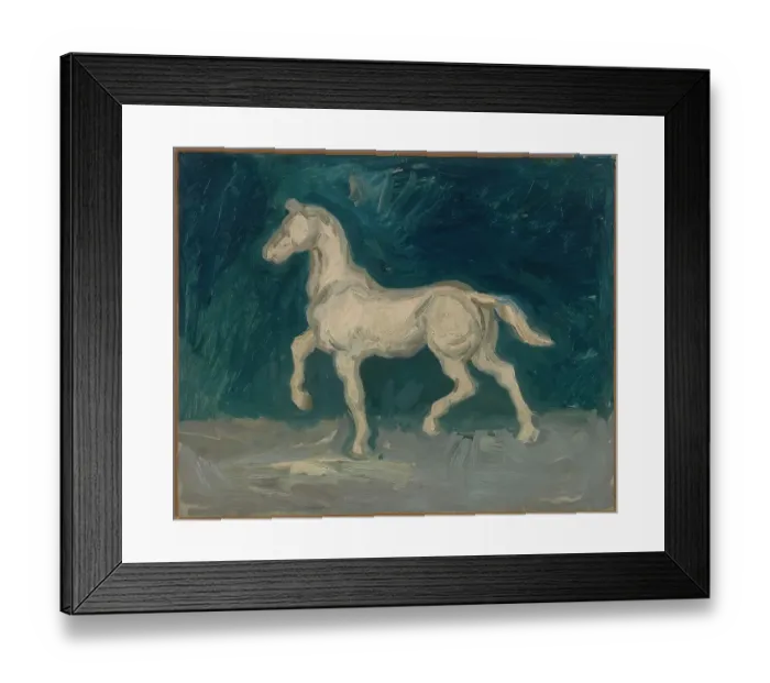 Framed Print : Horse, 1886. Found in the collection of the Van Gogh Museum, Amsterdam Framed Print : Horse, 1886. Found in the collection of the Van Gogh Museum, Amsterdam