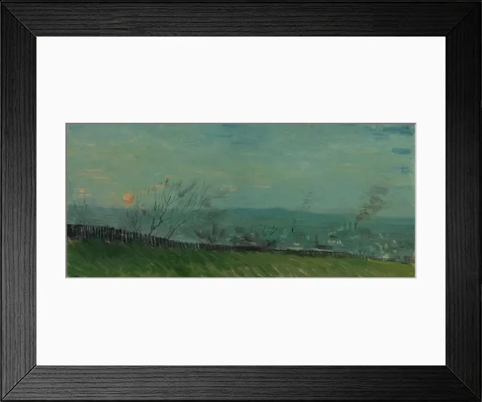 Framed Print : Sunset In Montmartre