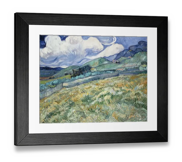Framed Print : Mountainous Landscape Behind Saint-Paul Hospital Framed Print : Mountainous Landscape Behind Saint-Paul Hospital