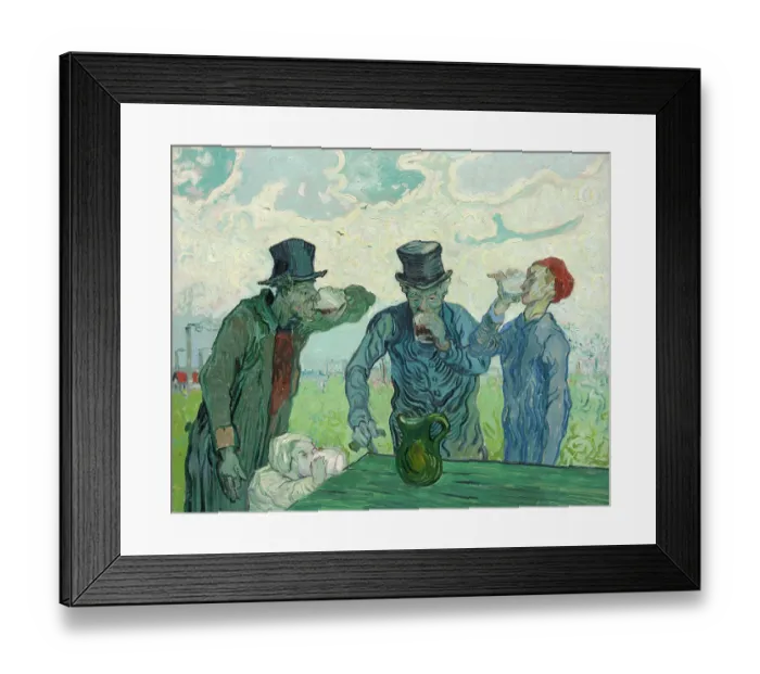 Framed Print : The Drinkers Framed Print : The Drinkers
