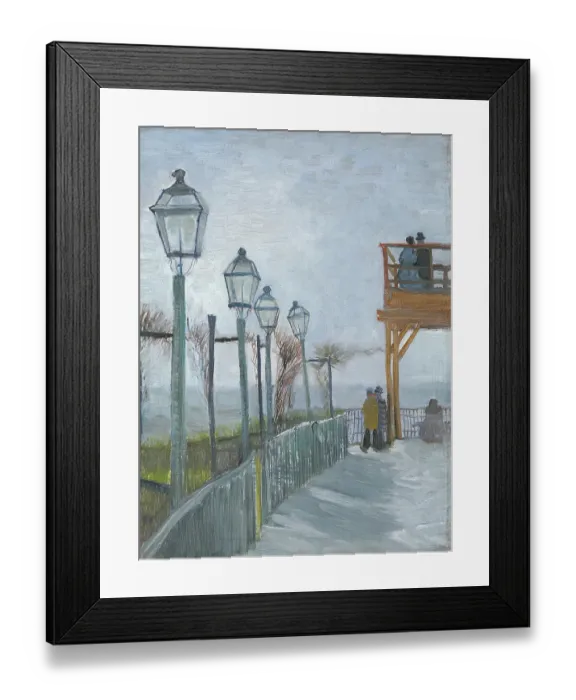 Framed Print : Terrace And Observation Deck At The Moulin De Blute-Fin