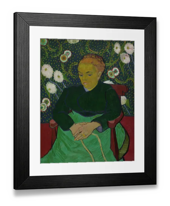 Framed Print : Madame Roulin Rocking The Cradle (La Berceuse)