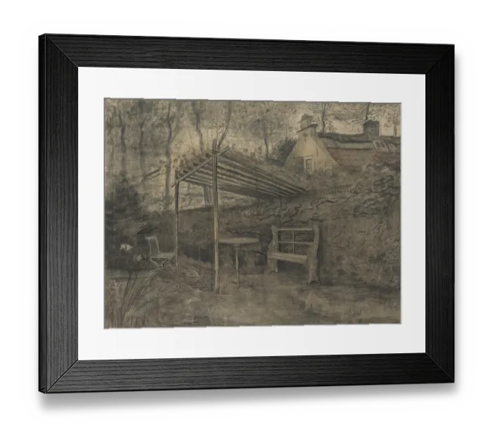 Framed Print : Corner Of A Garden. Creator: Gogh Framed Print : Corner Of A Garden. Creator: Gogh