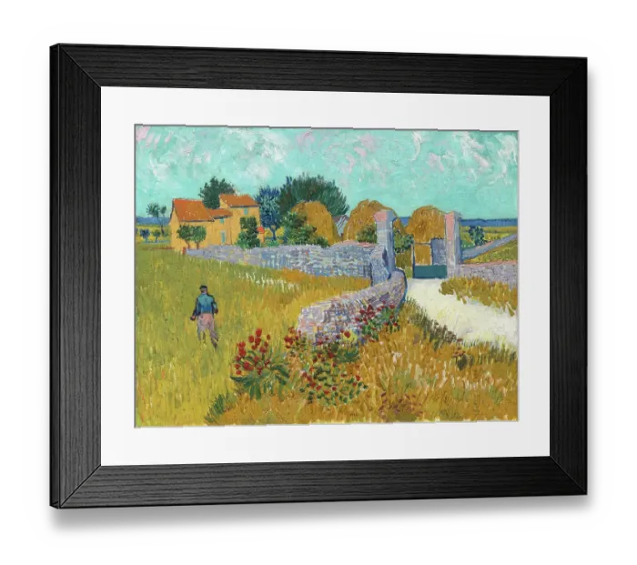 Framed Print : Farmhouse In Provence Framed Print : Farmhouse In Provence