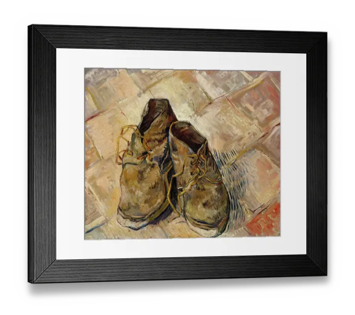 Framed Print : Shoes, 1888. Artist Vincent van Gogh. (Photo by Heritage Art / Heritage Images / Getty Images)