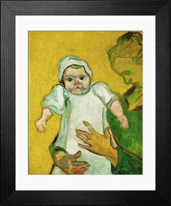 Framed Print : Madame Roulin And Her Baby Framed Print : Madame Roulin And Her Baby