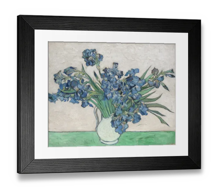 Framed Print : Irises, 1890. Artist Vincent van Gogh. (Photo by Heritage Art / Heritage Framed Print : Irises, 1890. Artist Vincent van Gogh. (Photo by Heritage Art / Heritage