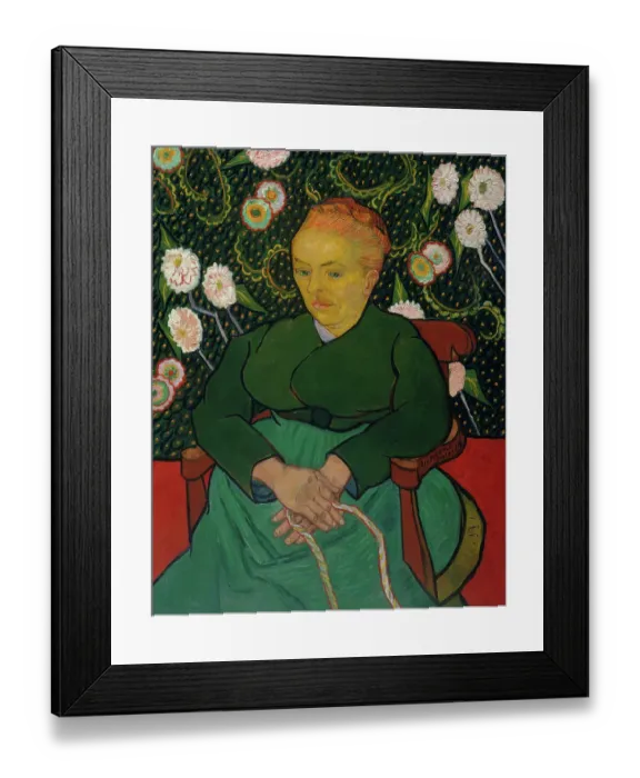 Framed Print : La Berceuse (Woman Rocking A Cradle; Augustine-Alix Pellicot Roulin) Framed Print : La Berceuse (Woman Rocking A Cradle; Augustine-Alix Pellicot Roulin)