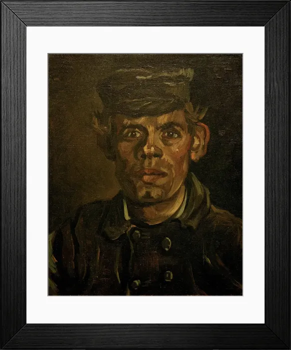 Framed Print : Portrait De Paysan Framed Print : Portrait De Paysan