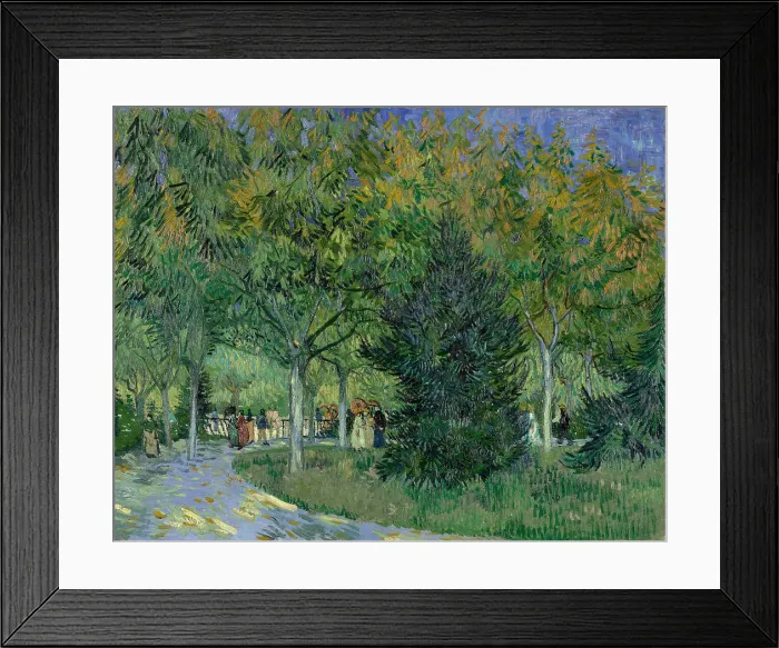 Framed Print : Path In The Park Of Arles Framed Print : Path In The Park Of Arles
