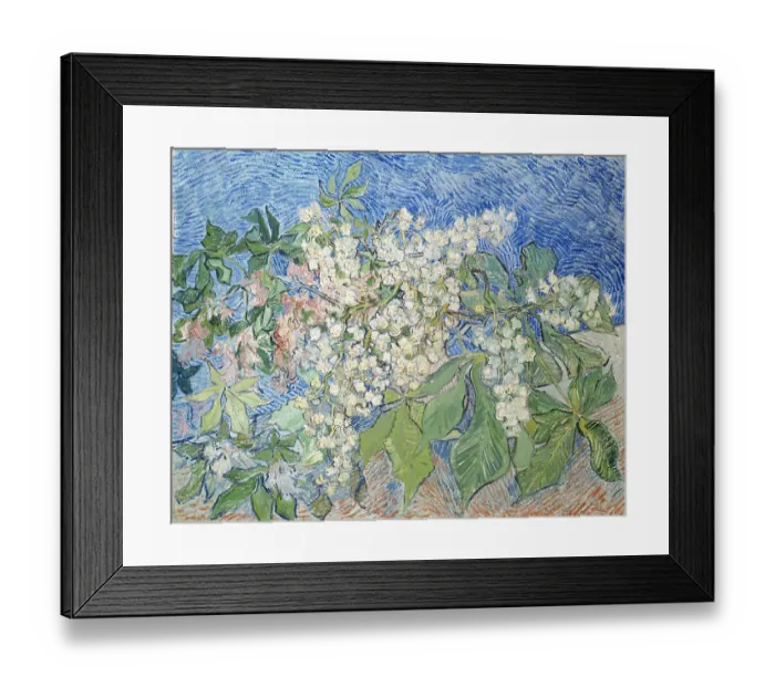 Framed Print : Branches De Marronniers En Fleur