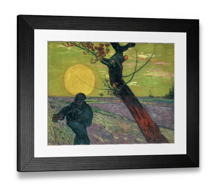 Framed Print : The Sower. The sower, 1888. Found in the Collection of Foundation E Framed Print : The Sower. The sower, 1888. Found in the Collection of Foundation E