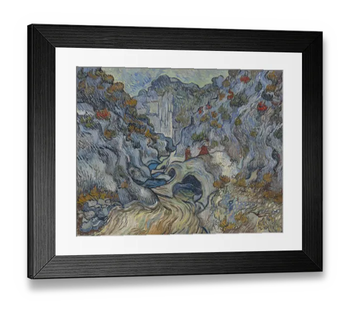 Framed Print : The Ravine Les Peiroulets Framed Print : The Ravine Les Peiroulets