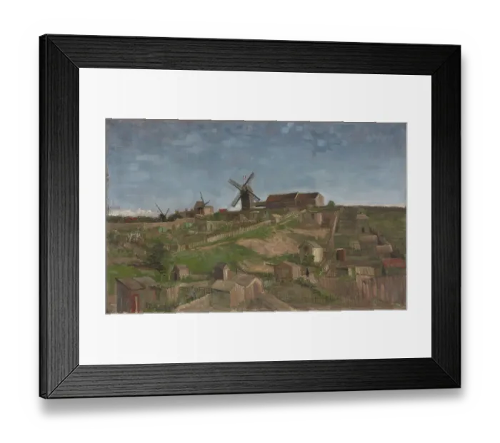 Framed Print : The Hill Of Montmartre Framed Print : The Hill Of Montmartre