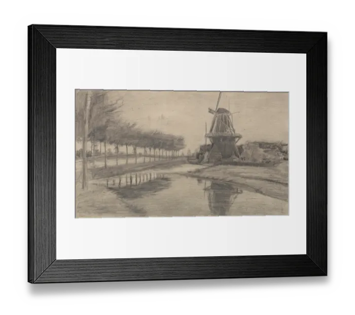 Framed Print : Windmill De Oranjeboom
