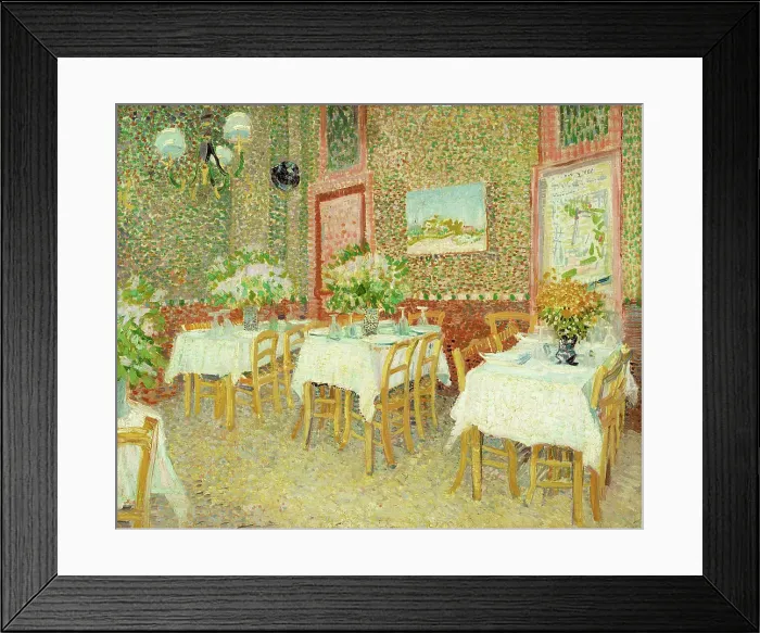 Framed Print : Interior Of A Restaurant Framed Print : Interior Of A Restaurant