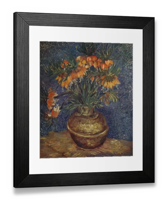 Framed Print : Flowers In A Brass Vase
