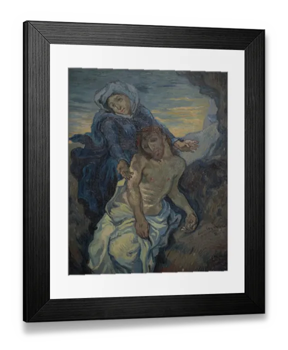 Framed Print : Pietà (After Delacroix) Framed Print : Pietà (After Delacroix)