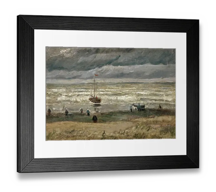 Framed Print : Sea At Scheveningen Framed Print : Sea At Scheveningen