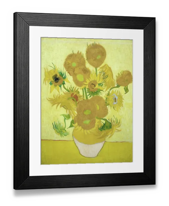 Framed Print : Sunflowers By Vincent Van Gogh Framed Print : Sunflowers By Vincent Van Gogh