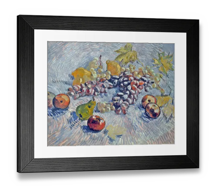 Framed Print : Van Gogh's Still Life With Grapes Framed Print : Van Gogh's Still Life With Grapes