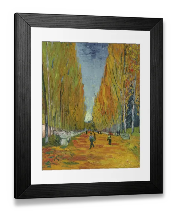 Framed Print : L'Allée des Alyscamps, 1888 Framed Print : L'Allée des Alyscamps, 1888