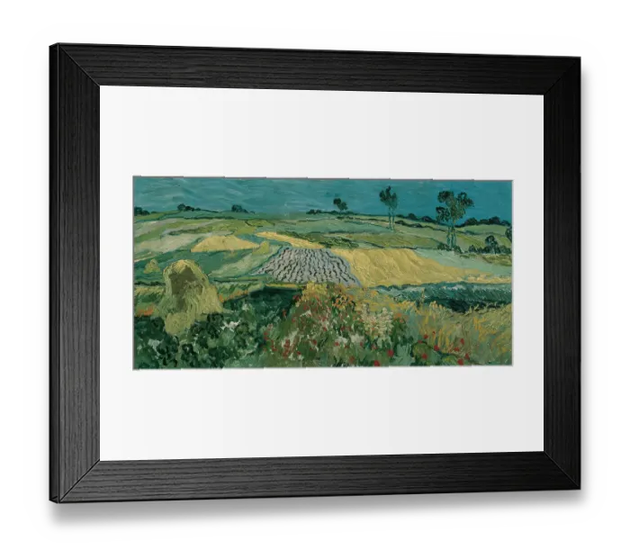 Framed Print : The Plain of Auvers, 1890 Framed Print : The Plain of Auvers, 1890