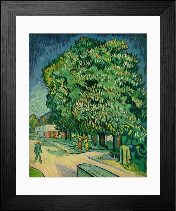 Framed Print : Chestnut Trees in Blossom, 1890 Framed Print : Chestnut Trees in Blossom, 1890
