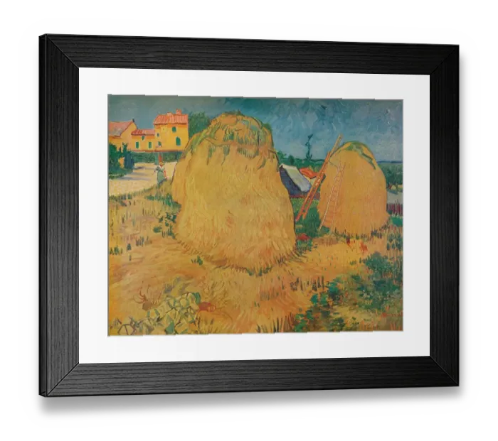 Framed Print : Les Meules En Provence Framed Print : Les Meules En Provence