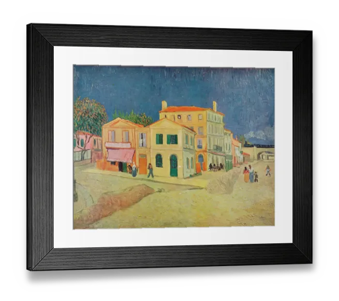 Framed Print : La Maison De Vincent A Arles Framed Print : La Maison De Vincent A Arles