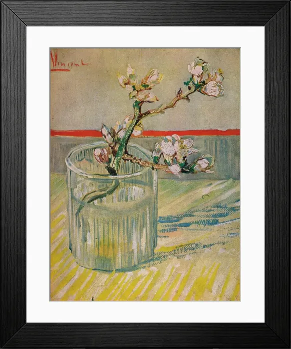 Framed Print : Tige Fleurie DAmandier Framed Print : Tige Fleurie DAmandier