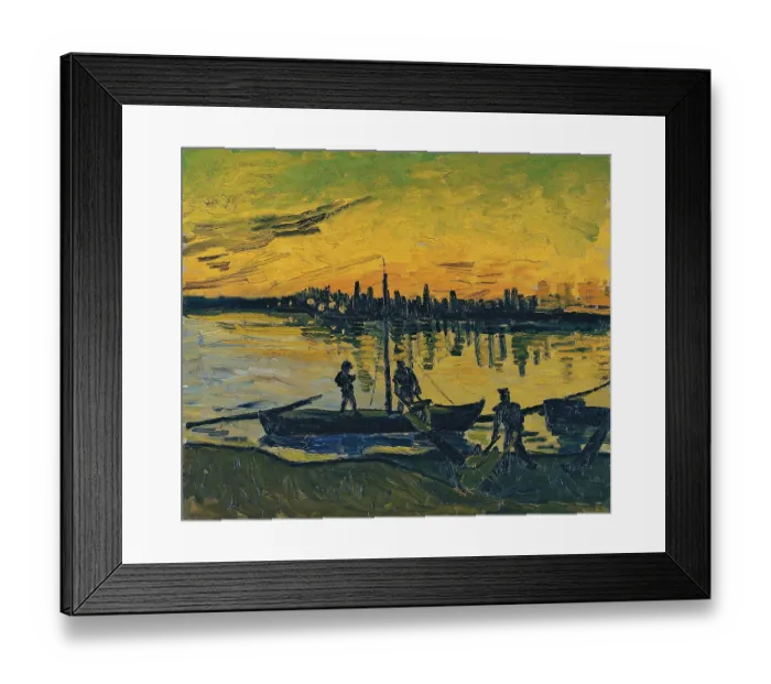 Framed Print : The Stevedores in Arles, 1888. Artist: Gogh, Vincent, van (1853-1890) Framed Print : The Stevedores in Arles, 1888. Artist: Gogh, Vincent, van (1853-1890)