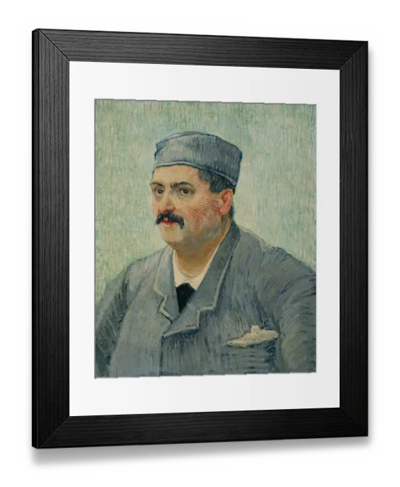 Framed Print : Portrait of Etienne-Lucien Martin, 1887. Artist: Gogh, Vincent, van (1853-1890) Framed Print : Portrait of Etienne-Lucien Martin, 1887. Artist: Gogh, Vincent, van (1853-1890)