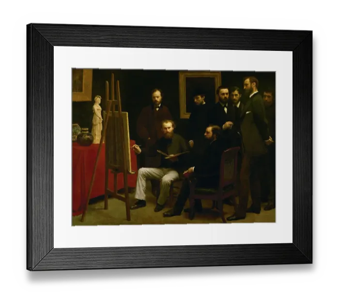 Framed Print : L'atelier des Batignolles Framed Print : L'atelier des Batignolles
