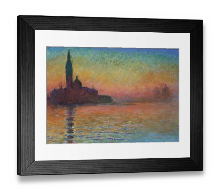 Framed Print : San Giorgio Maggiore By Twilight, 1908 Framed Print : San Giorgio Maggiore By Twilight, 1908