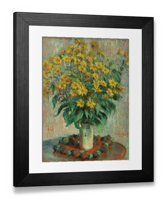 Framed Print : Jerusalem Artichoke Flowers