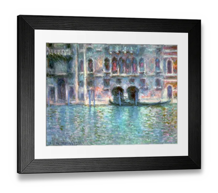 Framed Print : Venice, Palazzo Da Mula, 1908. Artist: Claude Monet Framed Print : Venice, Palazzo Da Mula, 1908. Artist: Claude Monet