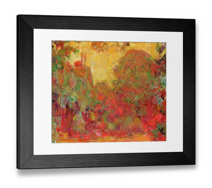 Framed Print : The House Seen From The Rose Garden Framed Print : The House Seen From The Rose Garden