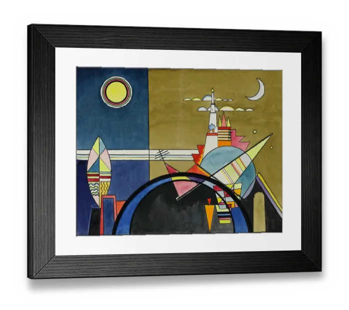 Framed Print : Picture Xvi. The Great Gate Of Kiev. Stage Design For Pictures At An Exhibition By Modest Mussorgs