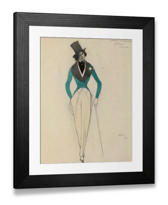 Framed Print : Costume Design For The Ballet Carnaval By R. Schumann Framed Print : Costume Design For The Ballet Carnaval By R. Schumann