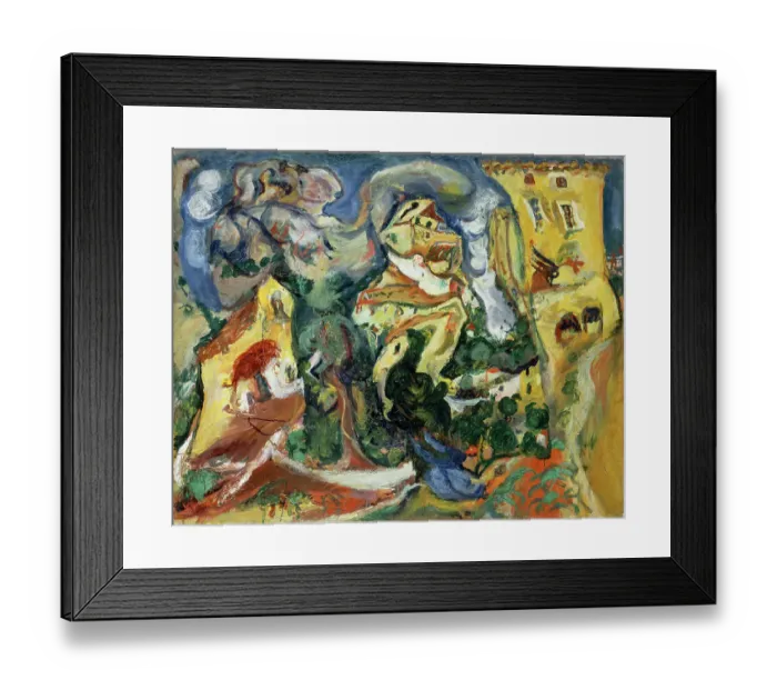 Framed Print : Le Village Framed Print : Le Village