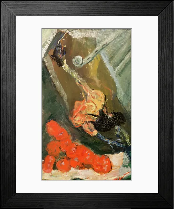Framed Print : Turkey And Tomatoes (Dindon Et Tomates) Framed Print : Turkey And Tomatoes (Dindon Et Tomates)