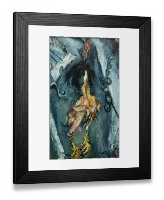 Framed Print : Le Poulet Plumé (Plucked Chicken)